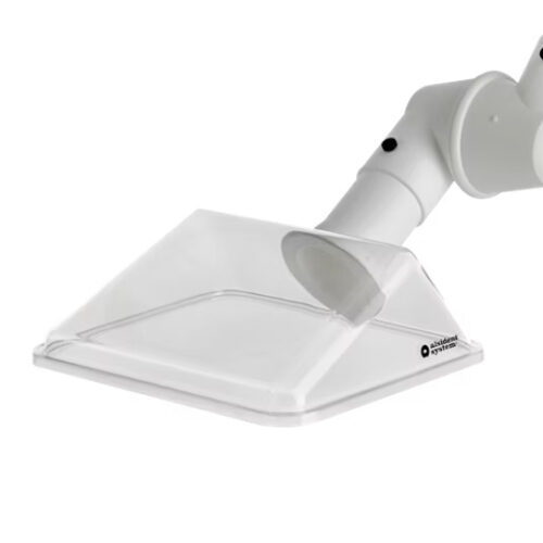 Campana 295×250 mm para brazos Alsident de PP Ø63mm