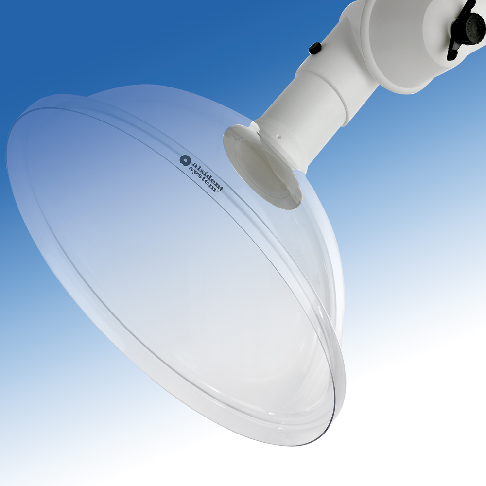 Campana Ø385 mm para brazos Alsident de PP Ø63mm