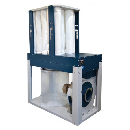 Aspirador de 18 mangas para viruta DE3500 – 3kW