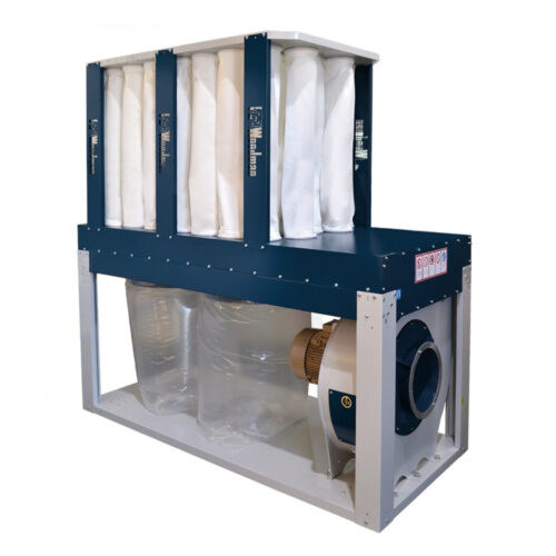 Aspirador de 37 mangas para viruta DE5000 – 5,5kW